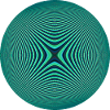 Circle with optical illusion