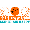 Basketball makes me Happy