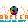 Soccer makes me happy