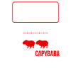 Social afstand Sjov capybara
