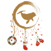 Delfin Weihnachten Weihnachtstraumfänger
