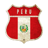 Peru Wappen Flaggen Design