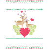 Cervo coppia renna - Make Love Not War - Ugly Ch