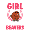 Biber Mädchen Biberdamm