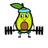 Avocado Weightlifting