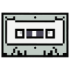 Cassette Pixelated Retro Gift Idea