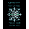 Winter vibes with snowflake ❄️