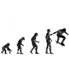 Skateboarder Skateboard Skater Skate Evolution