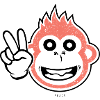 Peace monkey