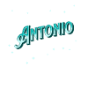 Antonio's name personalized