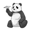 Panda Paper Plane