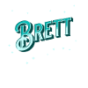 Brett name personalized