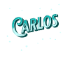 Carlos' name personalized