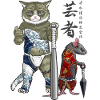 Mouse and Yakuza Cat