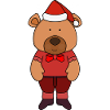 Père Noël doux ours