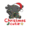 Axolotl Weihnachten Axolotls Christmas Cutie