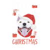 Bull Terrier Merry Christmas