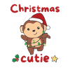 Monkey Christmas Monkeys Christmas Cutie
