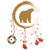 Eisbär Weihnachten Weihnachtstraumfänger