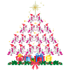 Einhorn Xmass. Weihnachtsgeschenk