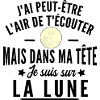 je suis sur la lune