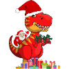 Pere Noel dinosaur