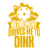 Pickleball Pun Retired Retirement