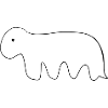 Dinosaure symbole animal