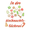 Weihnachtsbäckerei Plätzchen Spruch zu Weihnachten