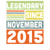 7 Years Old Legendary Since November 2015 7th