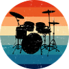 Percussionniste Batterie de batteur homme