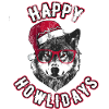 Happy Howlidays – Grumpy Christmas Wolf