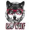 Böser Wolf - Grumpy Christmas Wolf