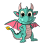 Cute Cartoon Dragon