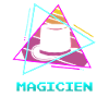Retro Magicien Magique Magie