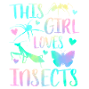 Cette fille aime les insectes