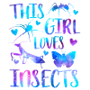 This girl loves insects