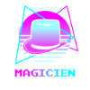 Retro Magicien Magique Magie