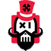 Bearded skull red