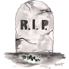 Rest in Peace Grabstein RIP