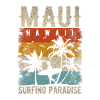 Maui Hawaii Shirt Mens Maui Surfer Graphic Tee