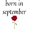 born in September