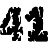 41 Maillot numéro