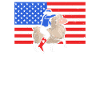 Mutton Buster USA Flag Sheep Rider