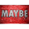 Maybe Brick Wall Graffiti