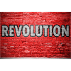 Revolution Brick Wall Graffiti