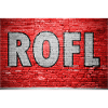 ROFL Brick Wall Graffiti