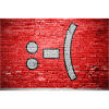 negative Smiley lettering saying Graffiti :-(