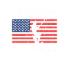 usa Patriotic kitesurfer. Kiteboarding