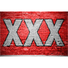 XXX Brick Wall Graffiti